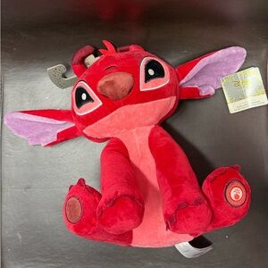 Disney Red and Purple Plush Toy